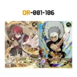 Collection de 106 cartes OR Naruto Kayou