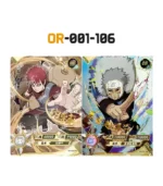 Collection de 106 cartes OR Naruto Kayou