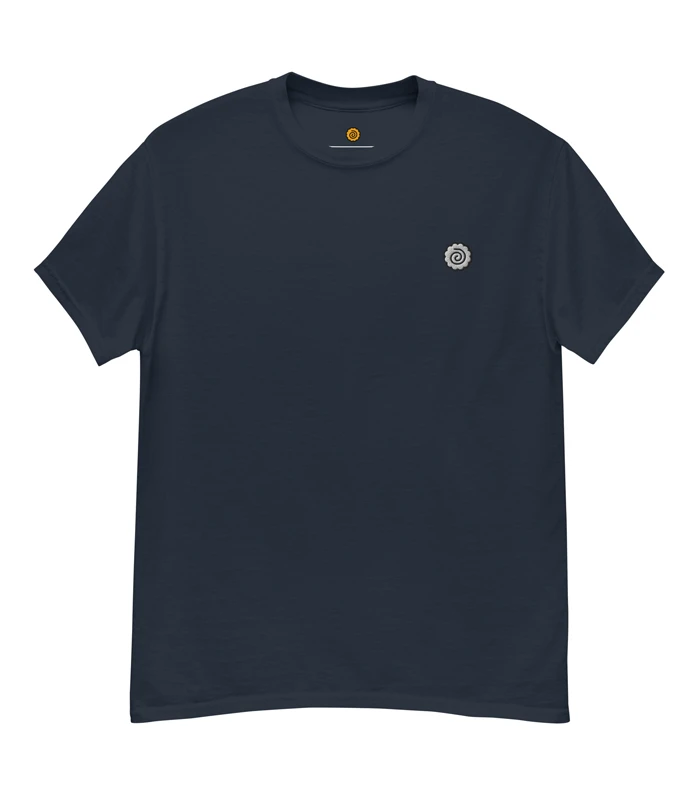 T-shirt unisexe Narutok Édition Blanc Bleu Marine